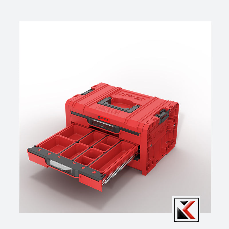Qbrick System PRO Drawer Workshop Set 6 Red