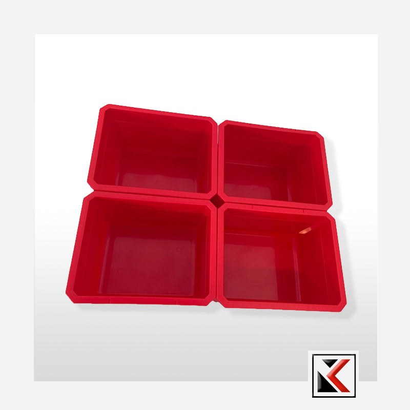 Set FX gereedschapsplaat met 4 Qbrick bakjes