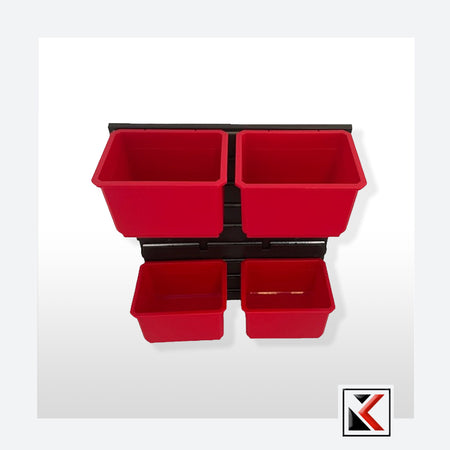 Set FX gereedschapsplaat met 4 Qbrick bakjes