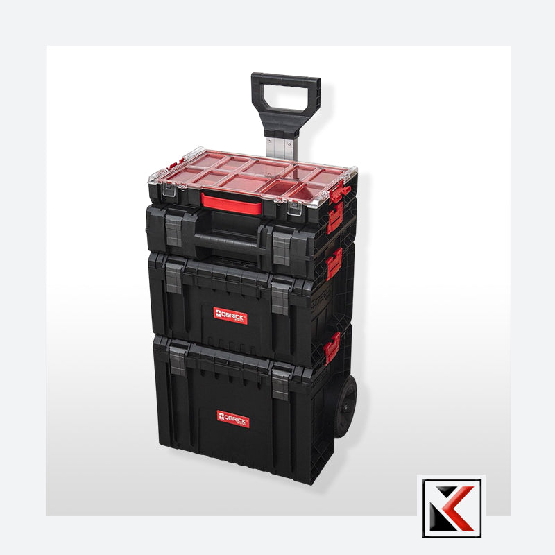 Qbrick System PRO Cart + PRO Toolbox 2.0 + PRO Toolcase + PRO Organizer 100