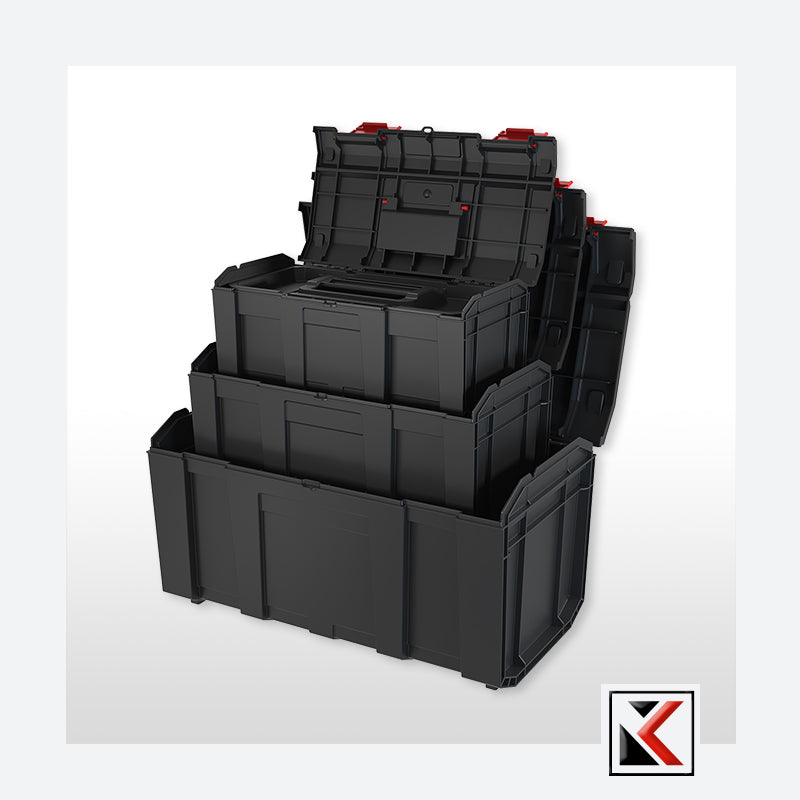Qbrick Regular R-BOX SET Gereedschapskisten 19″+16″+13″