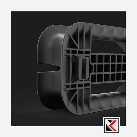 Qbrick System Custom Cable Winder met een elektrische strip