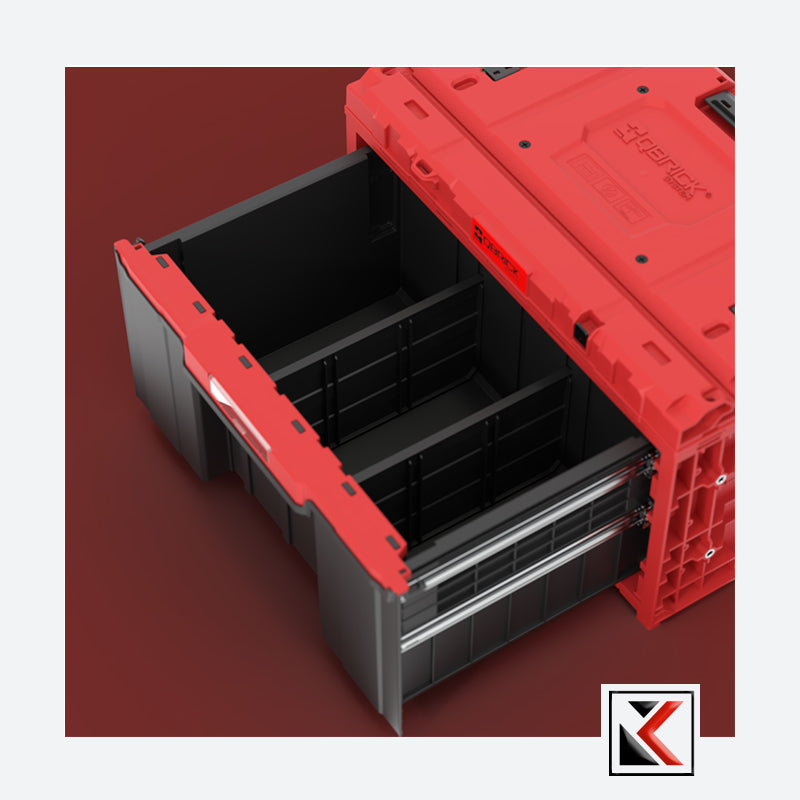 Qbrick System ONE Drawer 1 Toolbox Red Ultra HD