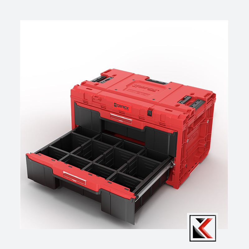 Qbrick System ONE Drawer 2 Toolbox Red Ultra HD