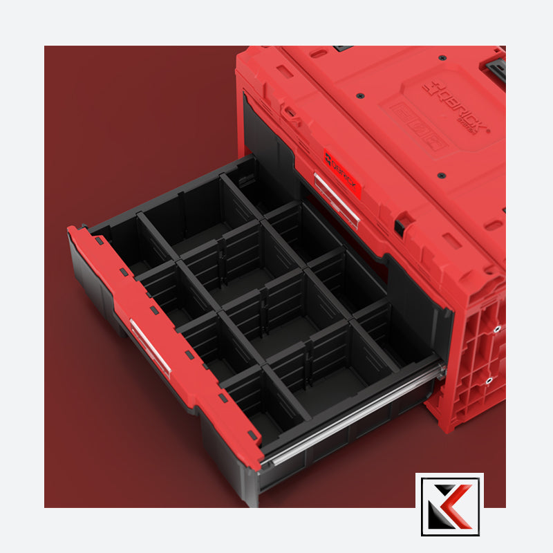 Qbrick System ONE Drawer 2 Toolbox Red Ultra HD