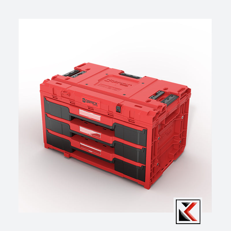 Qbrick System ONE Drawer 3 Toolbox Red Ultra HD
