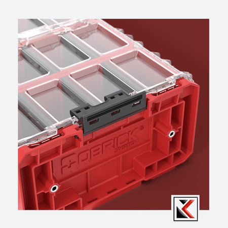 Qbrick System ONE Organizer 2XL Adapter Promo Red Ultra HD