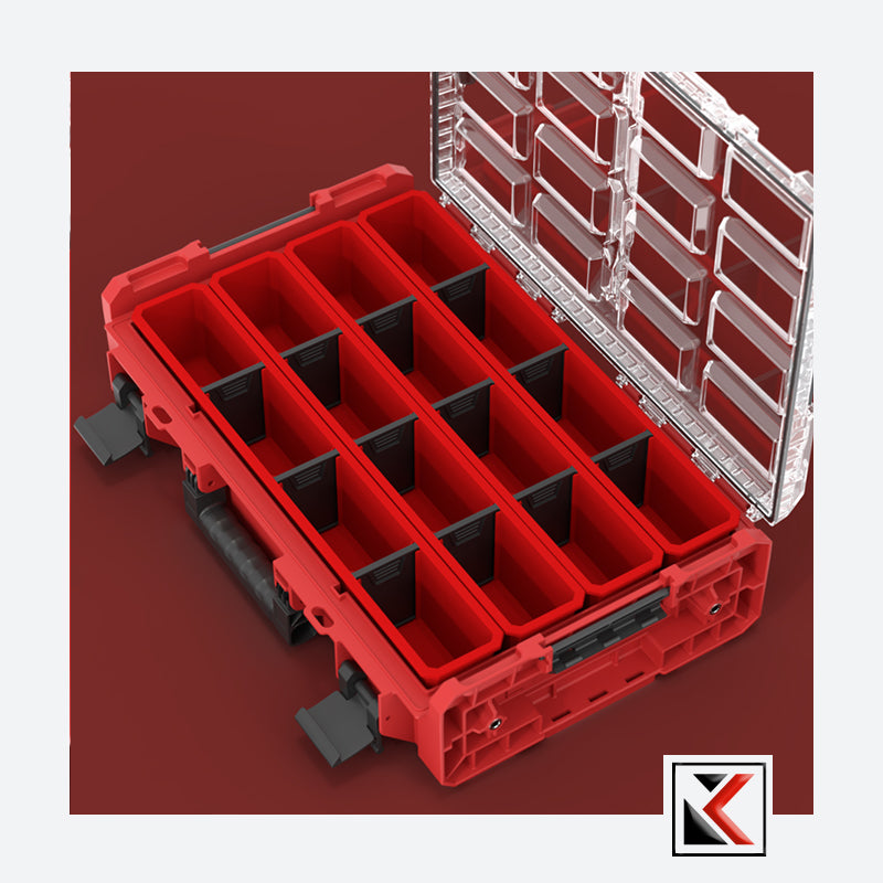 Qbrick System ONE Organizer XL Long Bin Red Ultra HD
