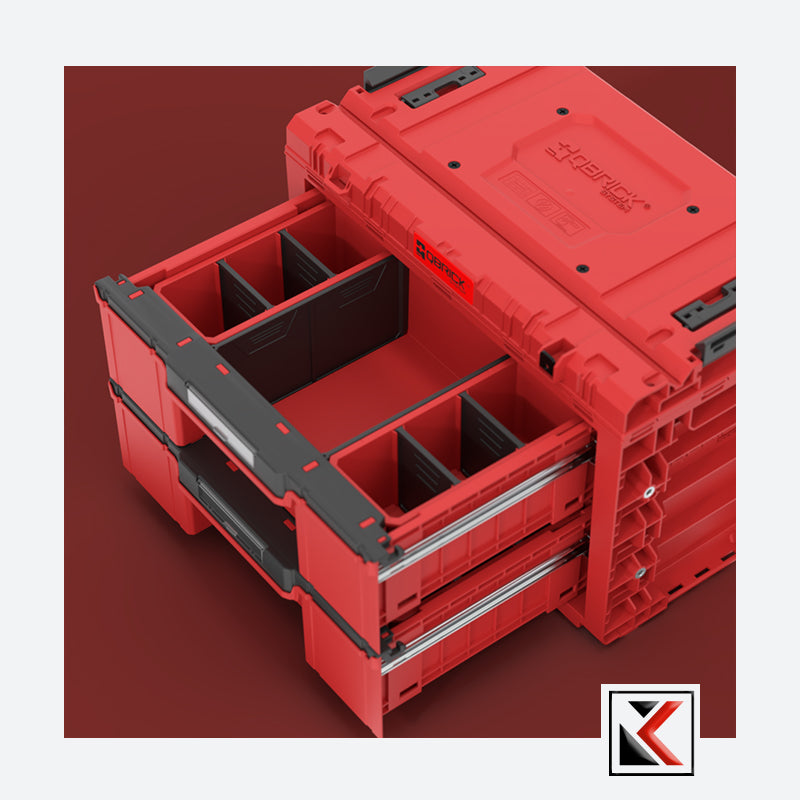 Qbrick System PRIME Drawer 2 Toolbox Expert Red Ultra HD

