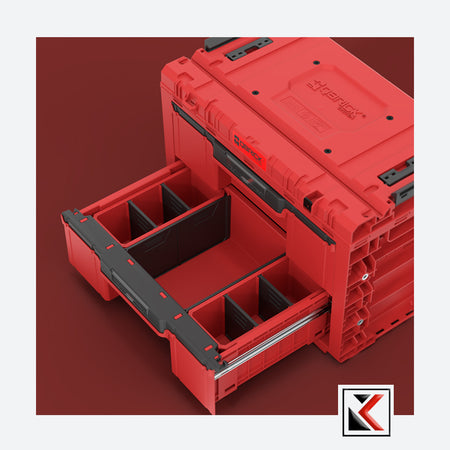 Qbrick System PRIME Drawer 2 Toolbox Expert Red Ultra HD
