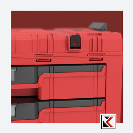 Qbrick System PRIME Drawer 4 Toolbox Expert Red Ultra HD