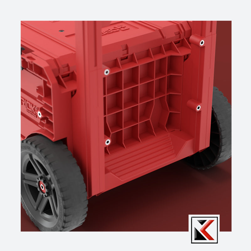 Qbrick System PRO Cart 2.0 Plus Drawer 2 Red Ultra HD