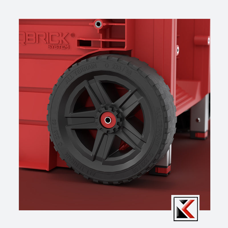 Qbrick System PRO Cart 2.0 Plus Drawer 2 Red Ultra HD