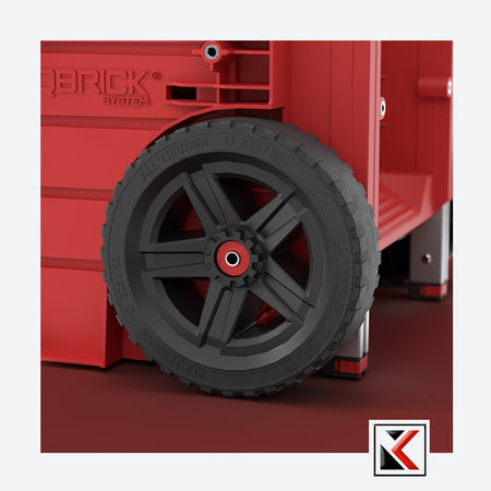 Qbrick System PRO Cart 2.0 Plus Drawer 2 Red Ultra HD