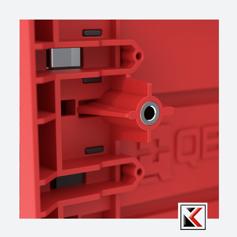 Qbrick System PRO Cart 2.0 Plus Drawer 2 Red Ultra HD