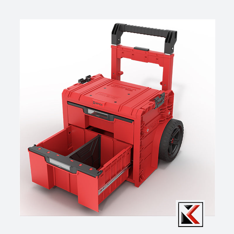 Qbrick System PRO Cart 2.0 Plus Drawer 2 Red Ultra HD