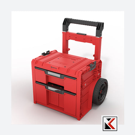 Qbrick System PRO Cart 2.0 Plus Drawer 2 Red Ultra HD