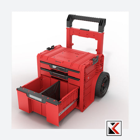 Qbrick System PRO Cart 2.0 Plus Drawer 3 Red Ultra HD