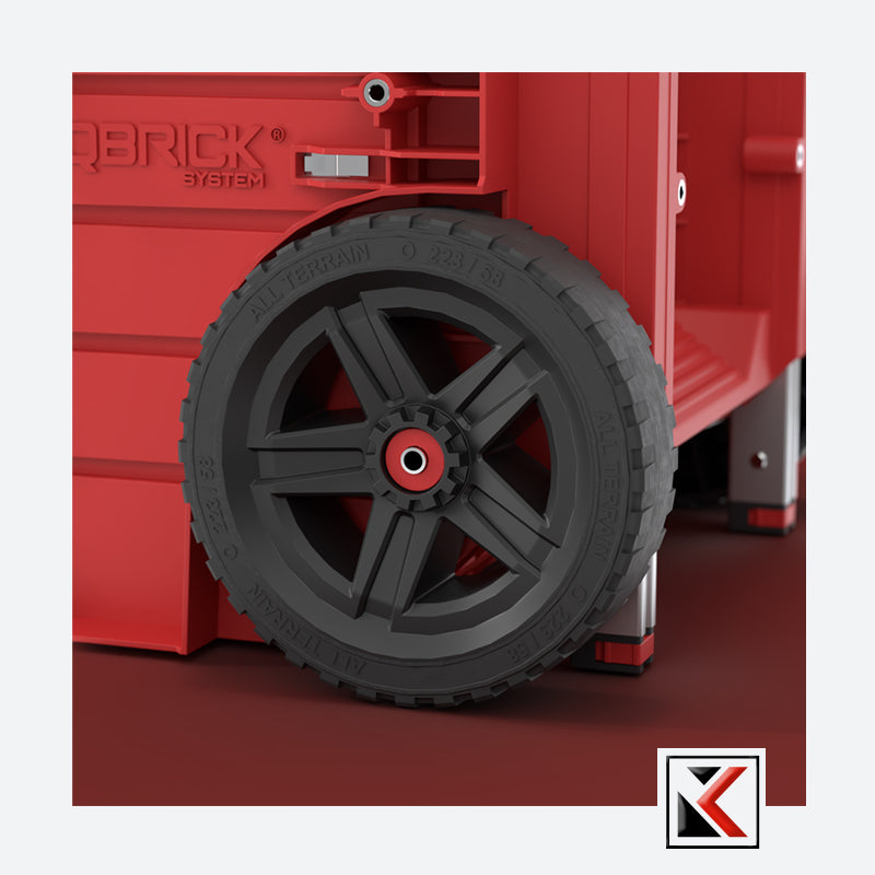 Qbrick System PRO Cart 2.0 Plus Drawer 3 Red Ultra HD