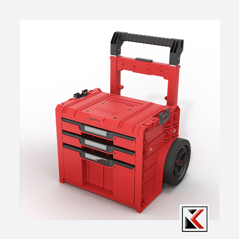 Qbrick System PRO Cart 2.0 Plus Drawer 3 Red Ultra HD
