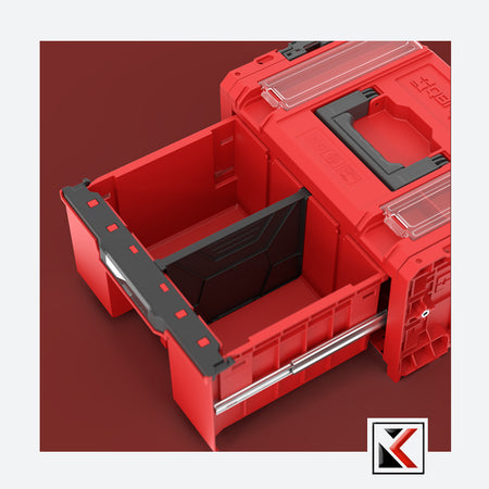 Qbrick System PRO Drawer 1 Toolbox 2.0 Profi Basic Red Ultra
