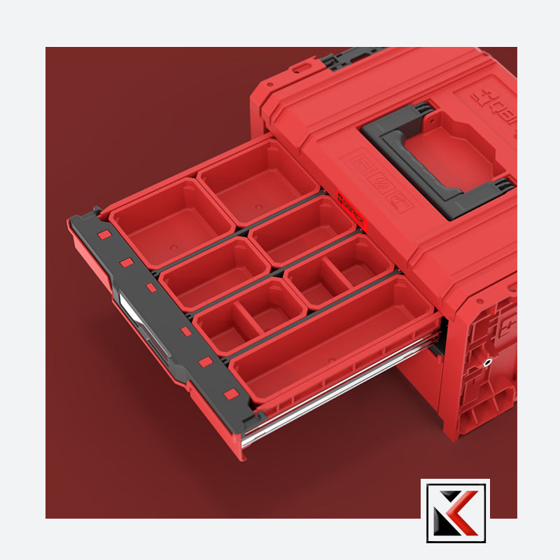 Qbrick System PRO Drawer 2 Toolbox Expert Red Ultra HD