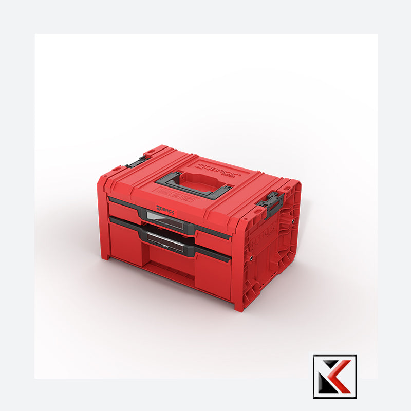 Qbrick System PRO Drawer 2 Toolbox Expert Red Ultra HD