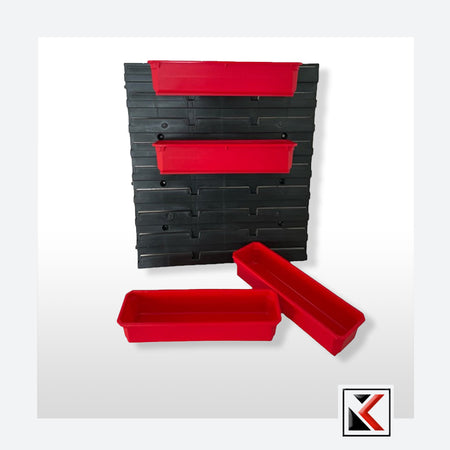 Set FX gereedschapsplaat met 4 lange Qbrick bakken