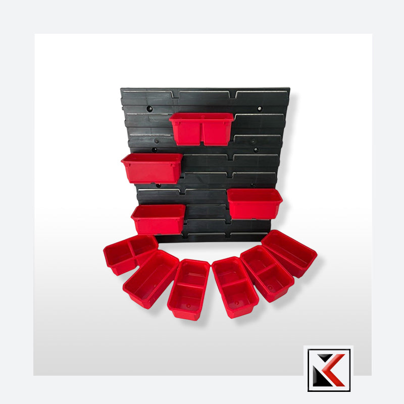 Set FX gereedschapsplaat met 10 Qbrick bakjes