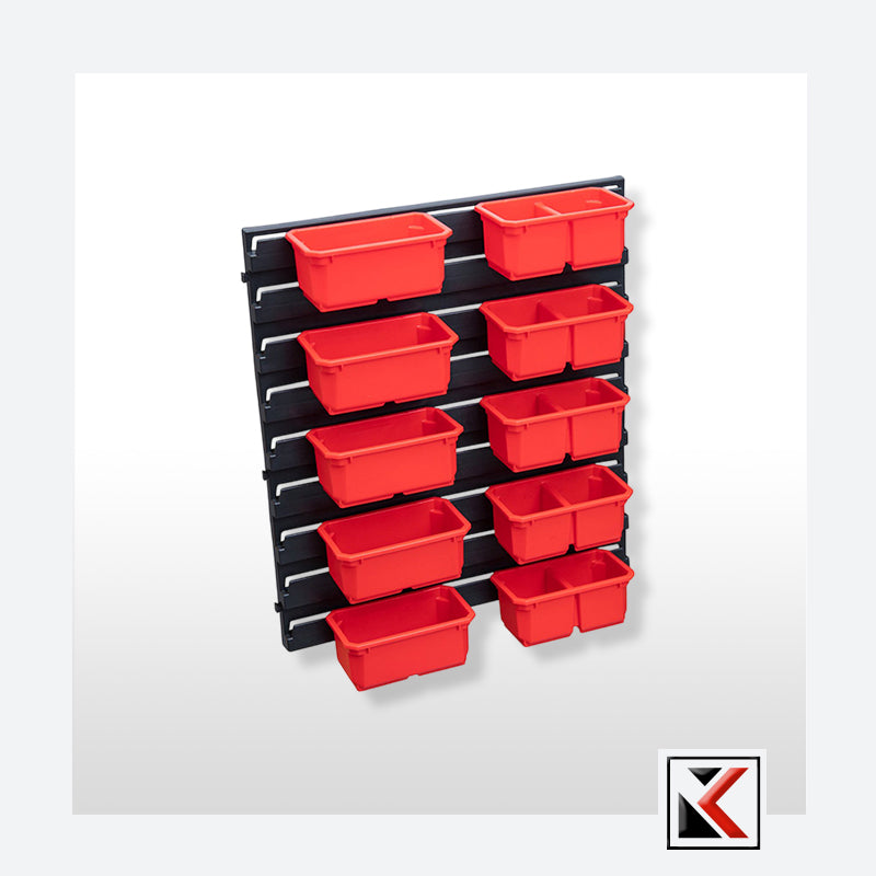 Set FX gereedschapsplaat met 10 Qbrick bakjes