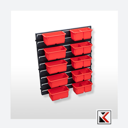 Set FX gereedschapsplaat met 10 Qbrick bakjes