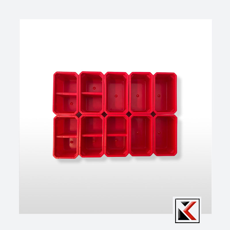 Set FX gereedschapsplaat met 10 Qbrick bakjes